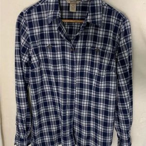 Deluth Trading Co. flannel button shirt.  Size Medium. 100% cotton